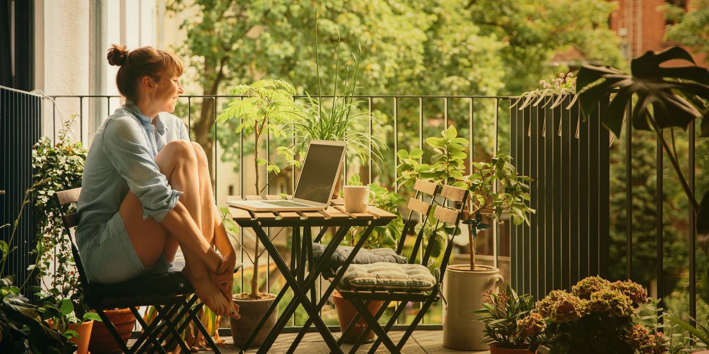 A person feeling better after online therapy with BestTalk