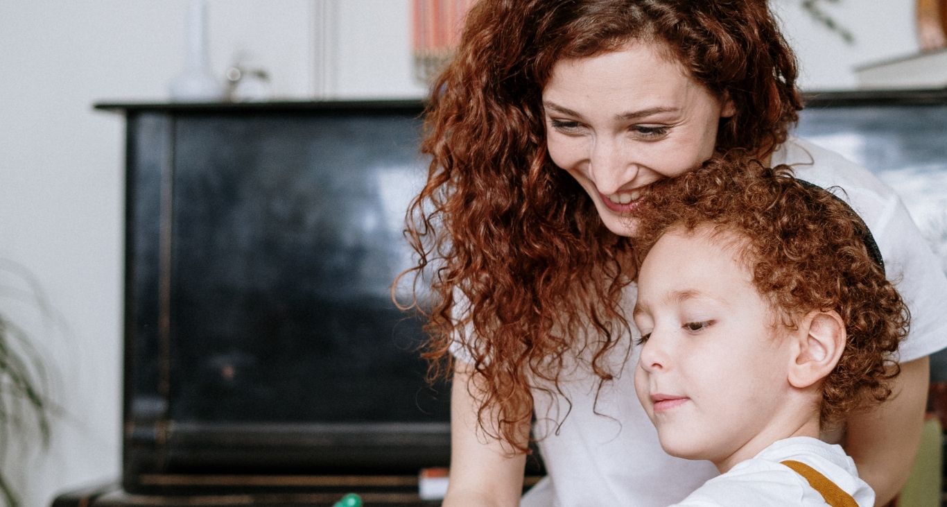 A person experiencing the positive outcomes of therapy